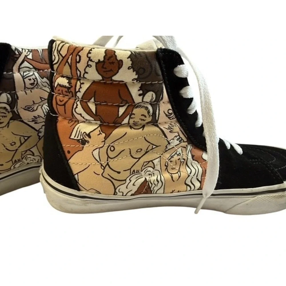 Vans Sk8-Hi 'Breast Cancer‎ Awareness' Rare SAMPLE shoe  W 7 M 5.5 Coppafeel